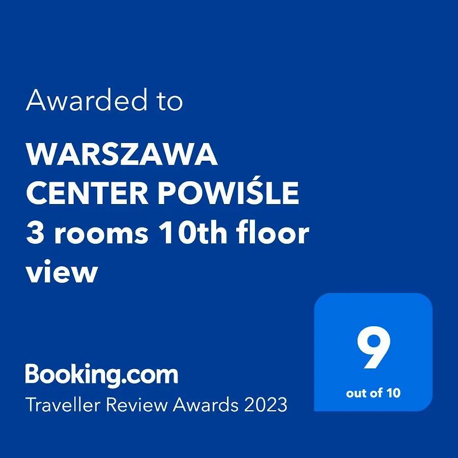 Warszawa Center Powisle 3 Rooms 10Th Floor View Apartman